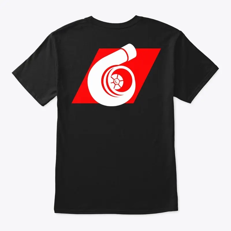 Classic T-Shirt Boosta Red and White